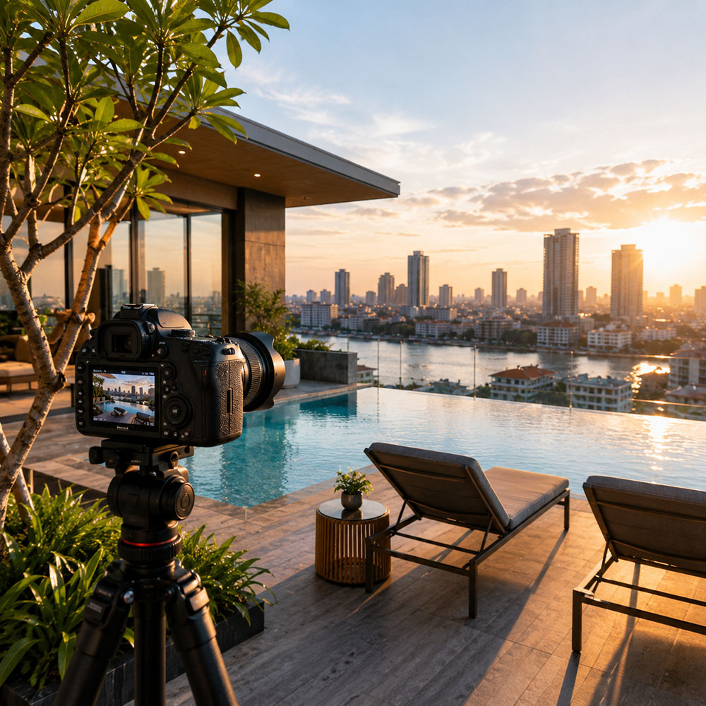 Professional property photography for Phnom Penh real estate listings